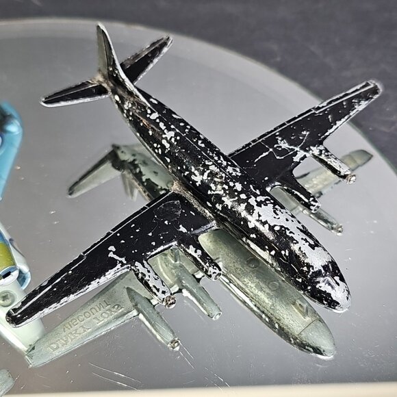 Dinky Diecast Airplanes For Parts Or Repair Lot Of 3pcs Harrier England UK - Picture 4 of 15